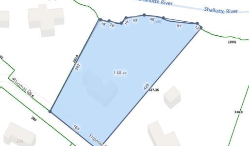 CRS Map Dimensions - 1.68ac