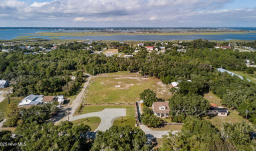 Located near end of Island