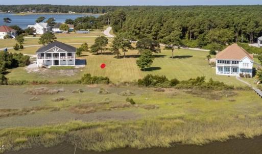 2926 Mill Creek Road Lot with red dot en