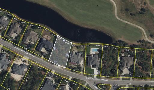 3158 Moss Hammock Wynd aerial with dimen