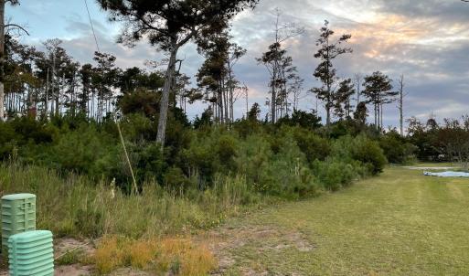 Looking in from the side of the lot