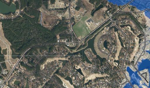 GIS Aerial with Flood Zones