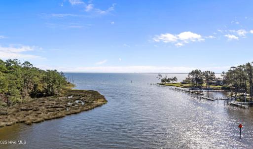 Creek out to Neuse River from Marina