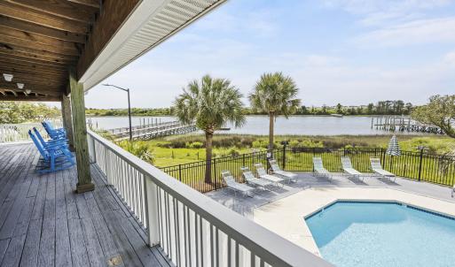 Clubhouse Deck Overlooking Pool & ICW...