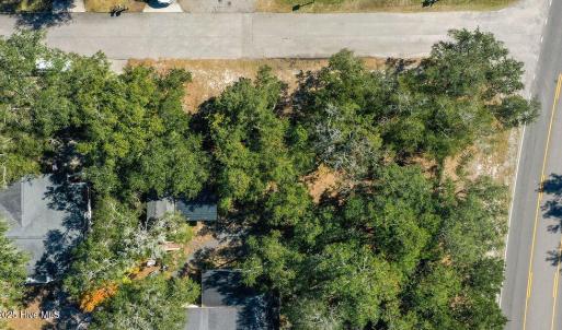 Drone view of lot