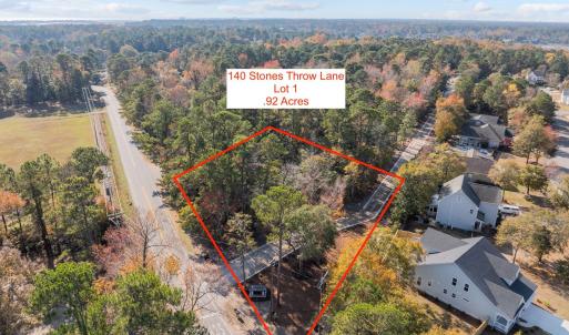 Lot 1 Aerial Labeled and Outlined