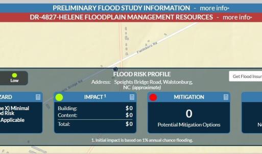 Walstonburg Flood Risk