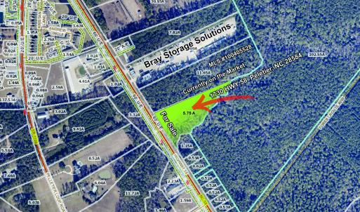 Acreage GIS Map Labeled