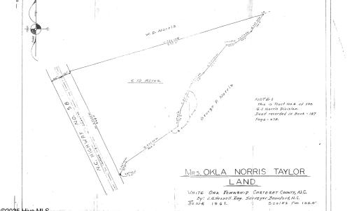 1969 Survey 1730 HWY 58 Peletier