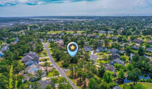 4406 Rose Hill Place aerial