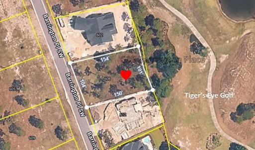 608 Barrington Aerial Map