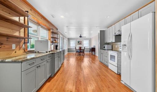 view into dining room