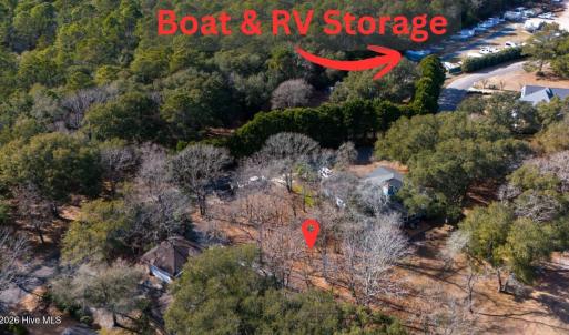 Near the community's boat & RV storage