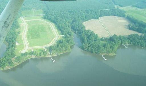 aerial view South
