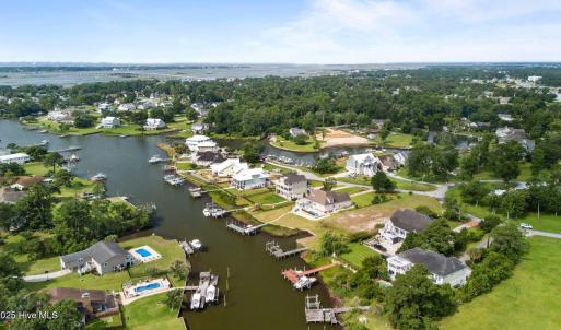 Looking down Creek towards Sound & ICW