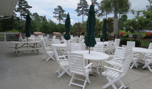 Clubhouse patio
