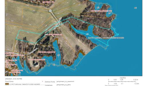 Lot #6 Peninsula Shores GIS and flood zo