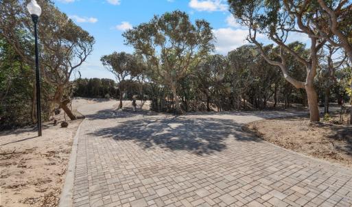 Charming Paver Roadway