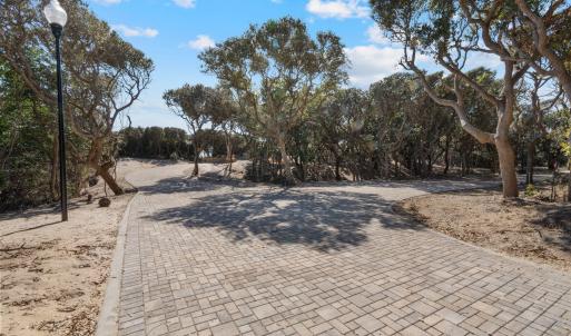 Charming Paver Roadway