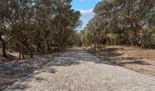 Charming Paver Roadway