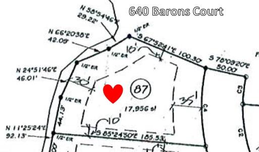 640 Barons Court Plat Map