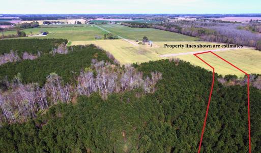 Lot 6-Aerial view with property lines sh