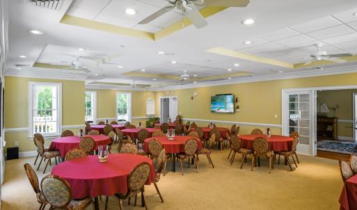 community entertainment area