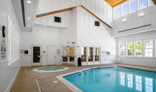 community indoor pool and spa