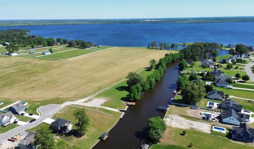 Aerial View Out to Pasquotank