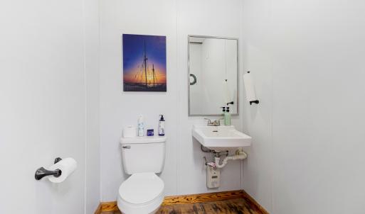 Half bath in commercial building