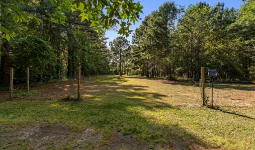 Fenced-in pasture area