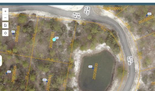 BC GIS Aerial - 595 Ella Circle - Bolivi