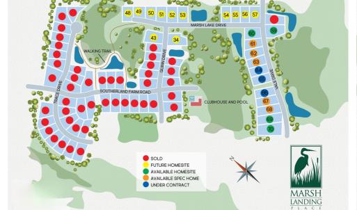 Marsh Landing Place Plat Map September 2