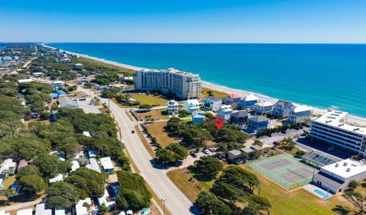 Aerial View Close Proximity to the Beach