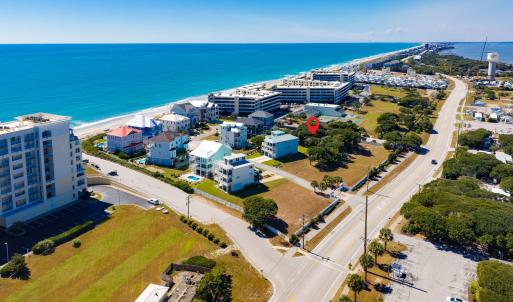 Aerial View Close Proximity to the Beach