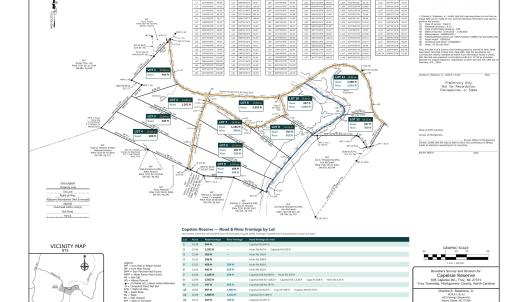 Capelsie Reserve - Lot Frontage Map