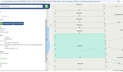 3024 3026 Ruth Street Lot Size Dimension