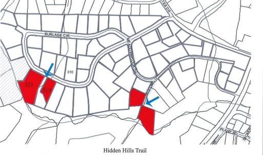 Hidden Hills Subdv - Trail Entrance