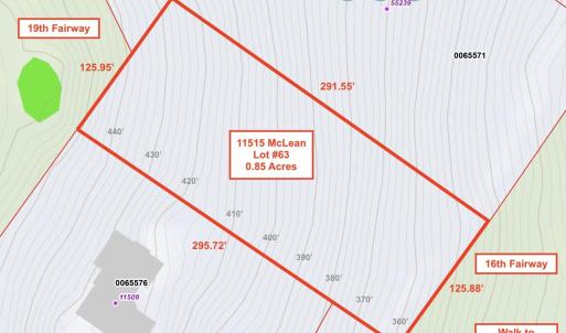 11515 McLean - Lot #63 - Plat Map & Appr