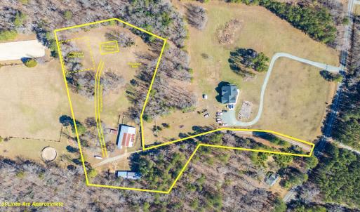 Aerial with Site Plan Overlay