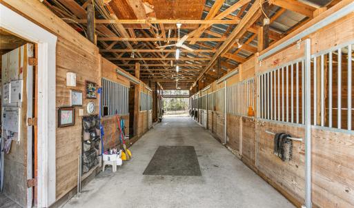 Center Aisle of Barn