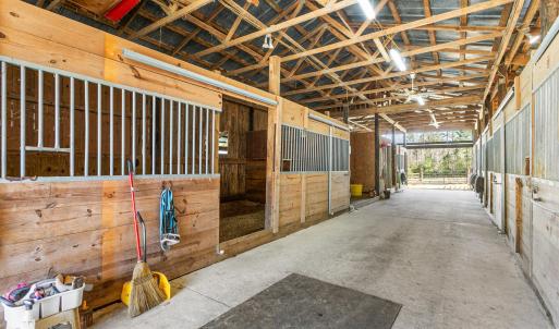 Double Foaling Stall in Barn