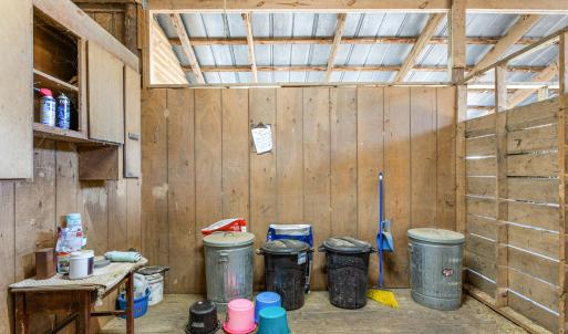 Feed Room in Barn