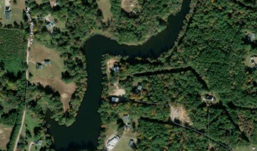 drone shot watkins pond