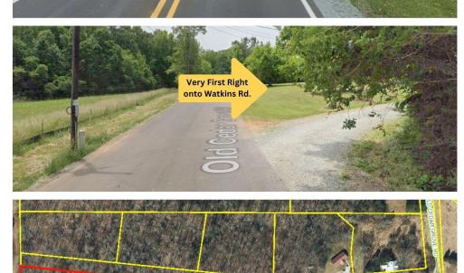 Turn onto Old Cedar Grove Rd.