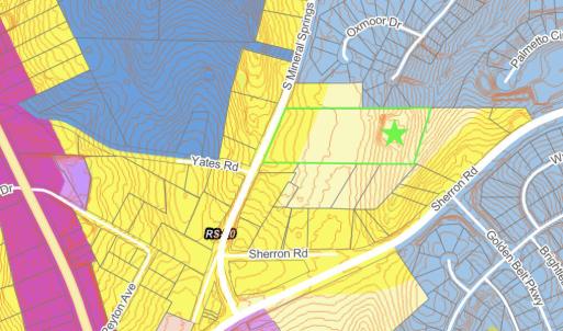 Zoning - 1821 S. Mineral Springs Rd