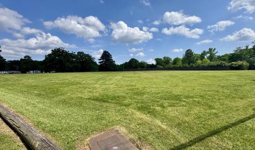 North side lot line and front yard - 182
