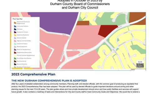 Durham Comprehensive Plan