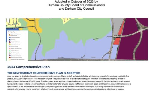 Durham Comprehensive Plan