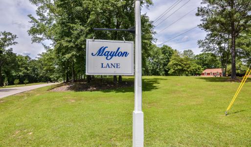 Entrance Sign in to Neighborhood